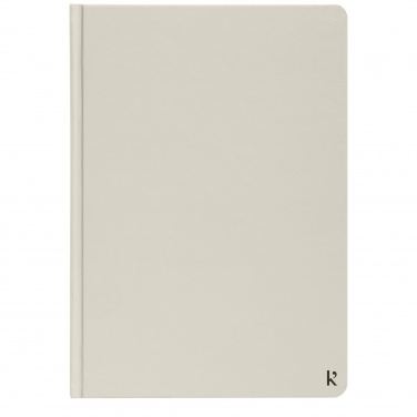 Logo trade promotional gift photo of: Karst® A5 stone paper hardcover notebook - lined