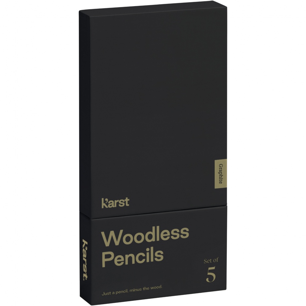 Logo trade promotional merchandise photo of: Karst® 5-pack 2B woodless graphite pencils