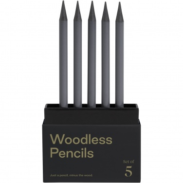 Logo trade advertising products image of: Karst® 5-pack 2B woodless graphite pencils