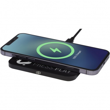Logo trade corporate gifts picture of: Hybrid 15W premium wireless charging pad