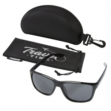 Logo trade promotional products image of: Eiger polarized sunglasses in recycled PET casing