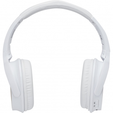 Logo trade promotional giveaways picture of: Athos bamboo Bluetooth® headphones with microphone