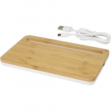 Logotrade business gifts photo of: Medake 10W bamboo wireless charger