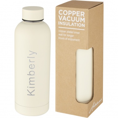 Logo trade promotional giveaways image of: Spring 500 ml copper vacuum insulated bottle