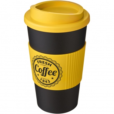 Logo trade promotional giveaways picture of: Americano® 350 ml insulated tumbler with grip