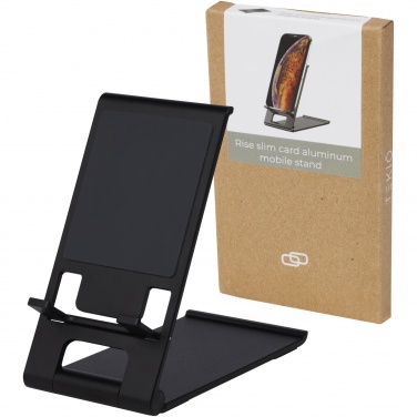 Logo trade promotional giveaways image of: Rise slim aluminium phone stand