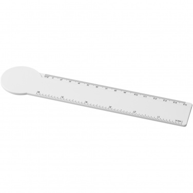 Logotrade promotional giveaways photo of: Tait 15 cm circle-shaped recycled plastic ruler 