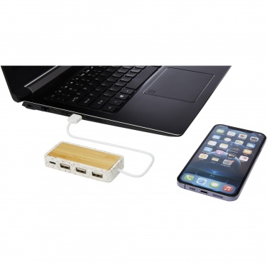 Logo trade promotional giveaway photo of: Terrazzo USB 2.0 hub