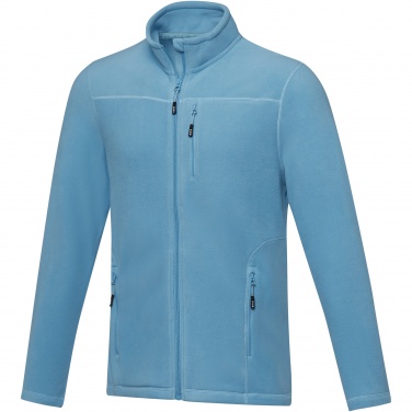 Logotrade promotional product picture of: Amber men's GRS recycled full zip fleece jacket