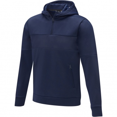 Logo trade business gift photo of: Sayan men's half zip anorak hooded sweater