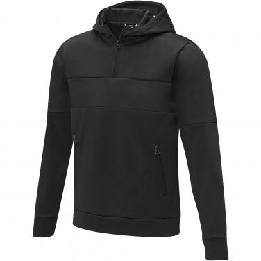Logo trade promotional gift photo of: Sayan men's half zip anorak hooded sweater