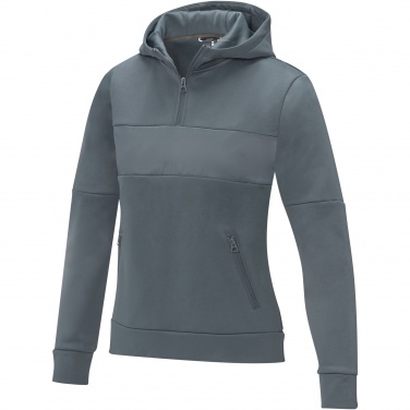 Logotrade promotional item picture of: Sayan women's half zip anorak hooded sweater