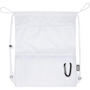 Logo trade business gift photo of: Adventure recycled insulated drawstring bag 9L