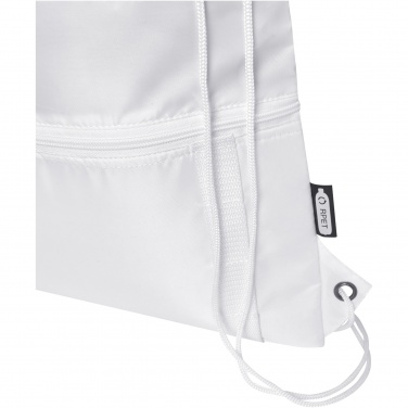 Logo trade promotional gifts image of: Adventure recycled insulated drawstring bag 9L