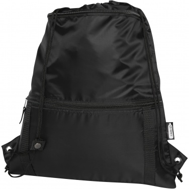 Logo trade corporate gift photo of: Adventure recycled insulated drawstring bag 9L