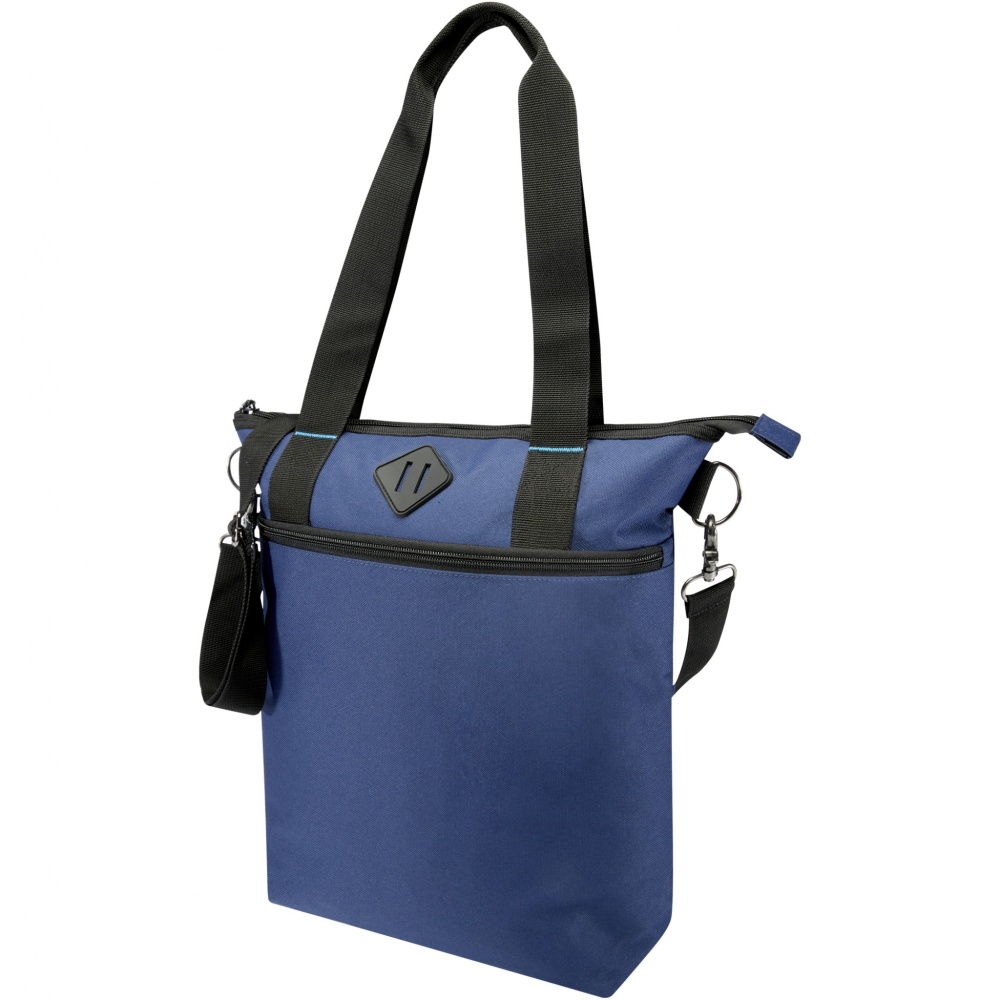 Logotrade promotional item picture of: REPREVE® Our Ocean™ 15" GRS RPET laptop tote bag 12L