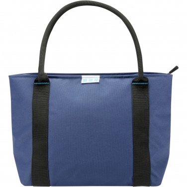 Logo trade promotional giveaway photo of: REPREVE® Our Ocean™ 12-can GRS RPET cooler tote bag 11L