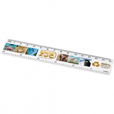 Logotrade promotional merchandise photo of: Refari 15 cm recycled plastic ruler