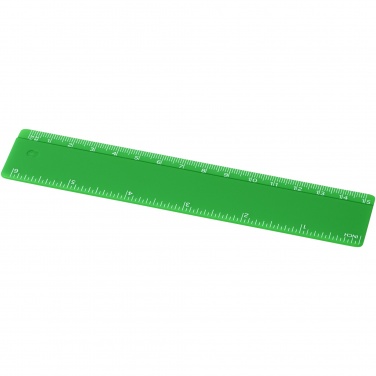 Logo trade promotional gifts picture of: Refari 15 cm recycled plastic ruler