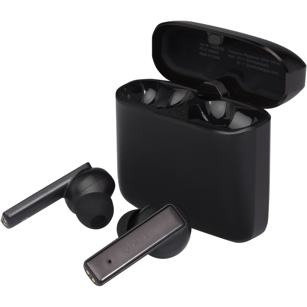 Logo trade promotional giveaways image of: Hybrid premium True Wireless earbuds