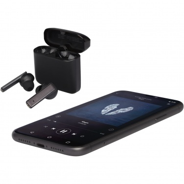 Logo trade promotional giveaways picture of: Hybrid premium True Wireless earbuds