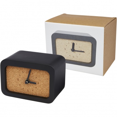 Logotrade advertising product image of: Momento wireless limestone charging desk clock