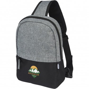 Logo trade promotional giveaways image of: Reclaim GRS recycled two-tone sling 3.5L