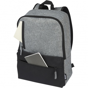 Logotrade promotional merchandise image of: Reclaim 15" GRS recycled two-tone laptop backpack 14L