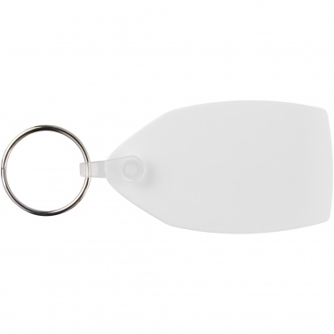 Logotrade promotional merchandise picture of: Tait rectangular-shaped recycled keychain