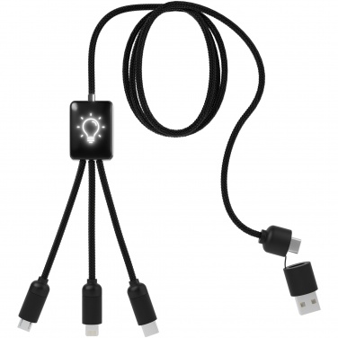 Logo trade promotional merchandise photo of: SCX.design C28 5-in-1 extended charging cable