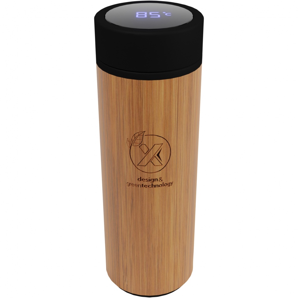 Logotrade promotional product picture of: SCX.design D11 500 ml bamboo smart bottle