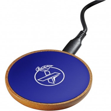 Logo trade promotional gift photo of: SCX.design W13 10W wooden wireless charging station