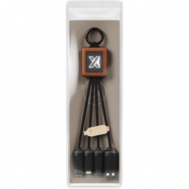 Logotrade promotional product image of: SCX.design C19 wooden easy to use cable