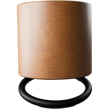 Logo trade business gift photo of: SCX.design S27 3W wooden ring speaker