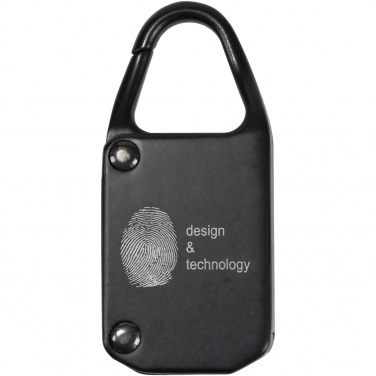 Logo trade promotional merchandise picture of: SCX.design T10 fingerprint padlock