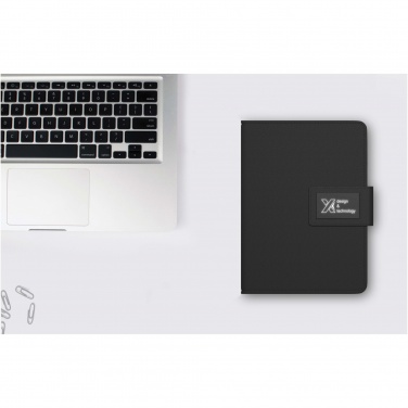 Logo trade promotional items image of: SCX.design O16 A5 light-up notebook power bank
