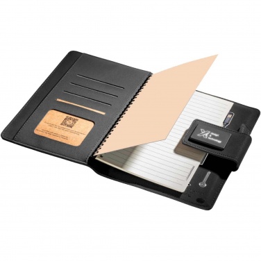 Logotrade promotional giveaways photo of: SCX.design O16 A5 light-up notebook power bank