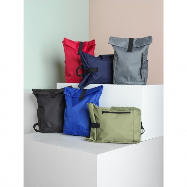Logotrade promotional giveaway picture of: Byron 15.6" GRS RPET roll-top backpack 18L