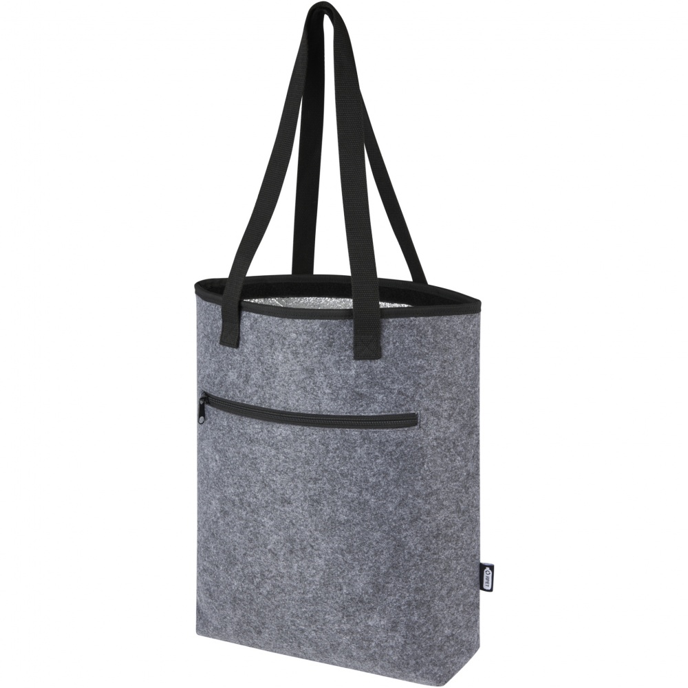Logotrade promotional item image of: Felta GRS recycled felt cooler tote bag 12L
