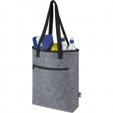 Logo trade promotional merchandise picture of: Felta GRS recycled felt cooler tote bag 12L