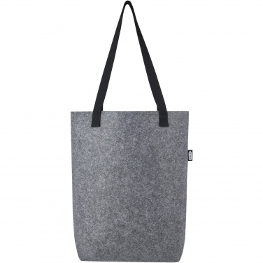Logotrade advertising products photo of: Felta GRS recycled felt tote bag with wide bottom 12L