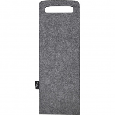 Logo trade promotional gift photo of: Felta 75 cl GRS recycled felt wine bag