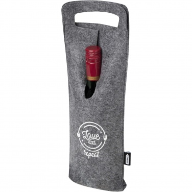 Logotrade business gift image of: Felta 75 cl GRS recycled felt wine bag