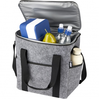 Logo trade promotional product photo of: Felta GRS recycled felt bottle cooler bag 21L