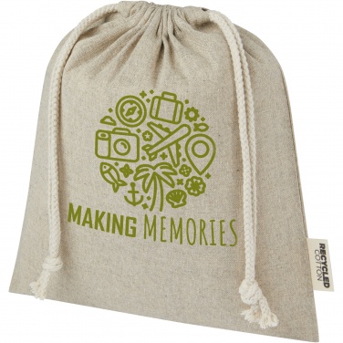 Logo trade promotional gifts picture of: Pheebs 150 g/m² GRS recycled cotton gift bag medium 1.5L