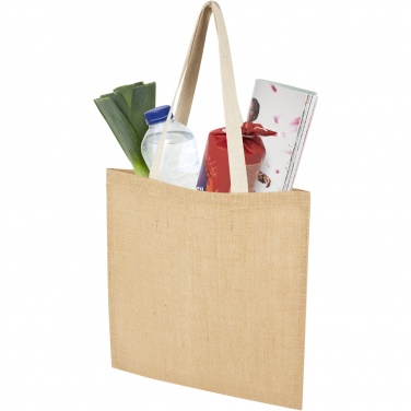 Logotrade promotional giveaway image of: Juta 300 g/m² jute tote bag 7L