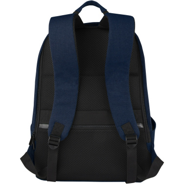 Logo trade promotional products picture of: Joey 15.6" GRS recycled canvas anti-theft laptop backpack 18L