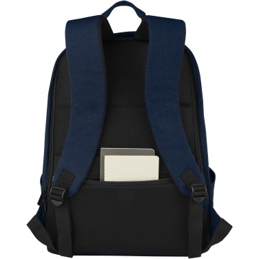 Logotrade promotional product image of: Joey 15.6" GRS recycled canvas anti-theft laptop backpack 18L