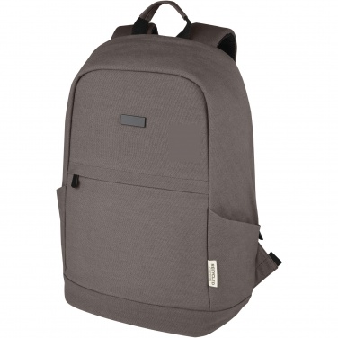 Logotrade corporate gifts photo of: Joey 15.6" GRS recycled canvas anti-theft laptop backpack 18L