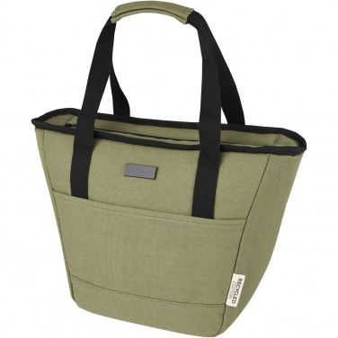 Logo trade promotional giveaways image of: Joey 9-can GRS recycled canvas lunch cooler bag 6L